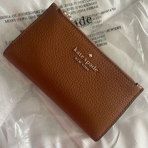 Leila Small Slim Bifold Wallet - Warm Gingerbread